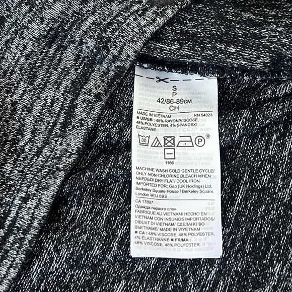 Banana Republic Scoop Neck Long Sleeve Pullover Heather Gray Top Women’s Small - Picture 5 of 6